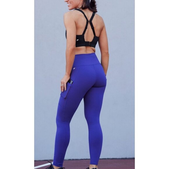 Fabletics Mila Powerhold High Waisted Active Leggings Sz Small Womens w/ Pockets - Picture 2 of 10